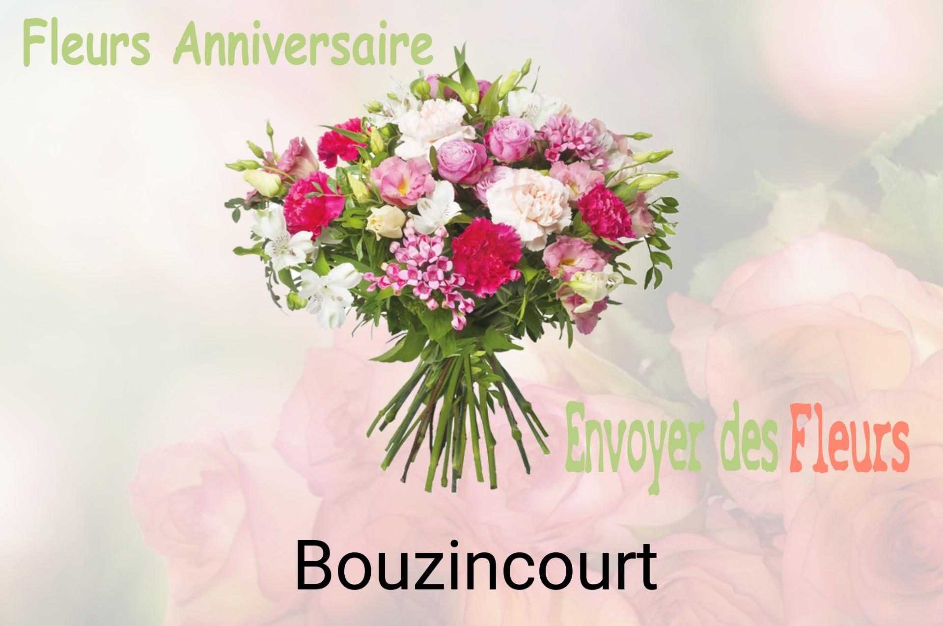 Bouquet de fleurs d’anniversaire livré à Bouzincourt