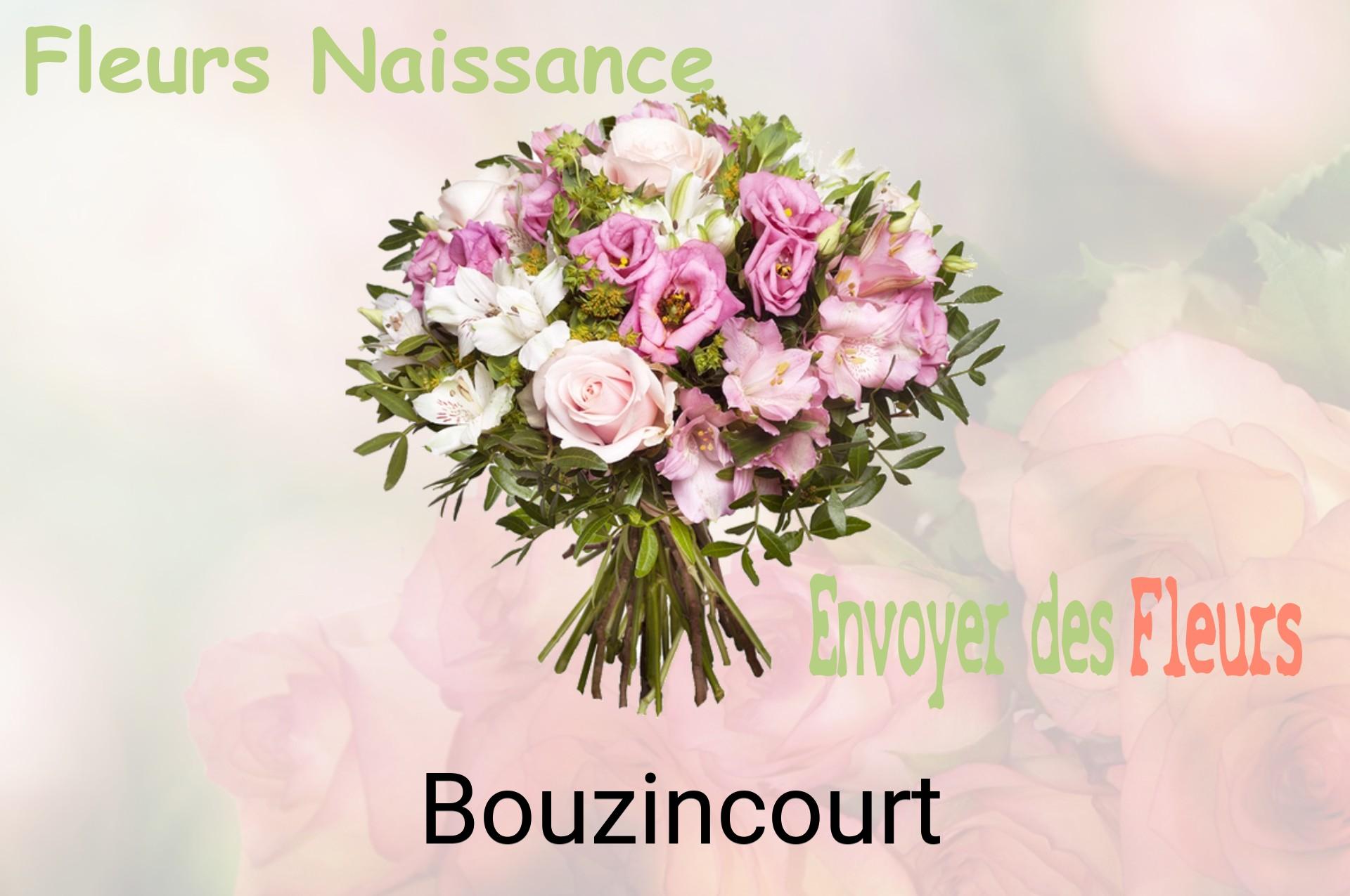 Bouquet de fleurs de naissance livré à Bouzincourt